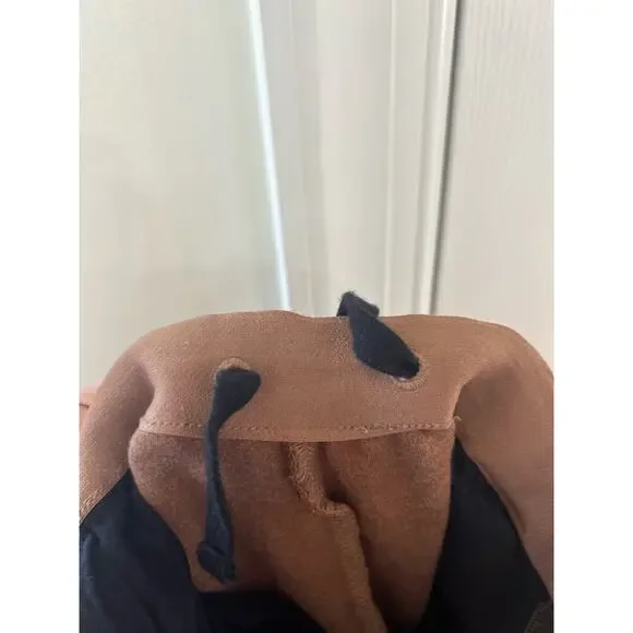 Everlane The Dream Brown Pull On Elastic Waist Trousers - Picture 7 of 8